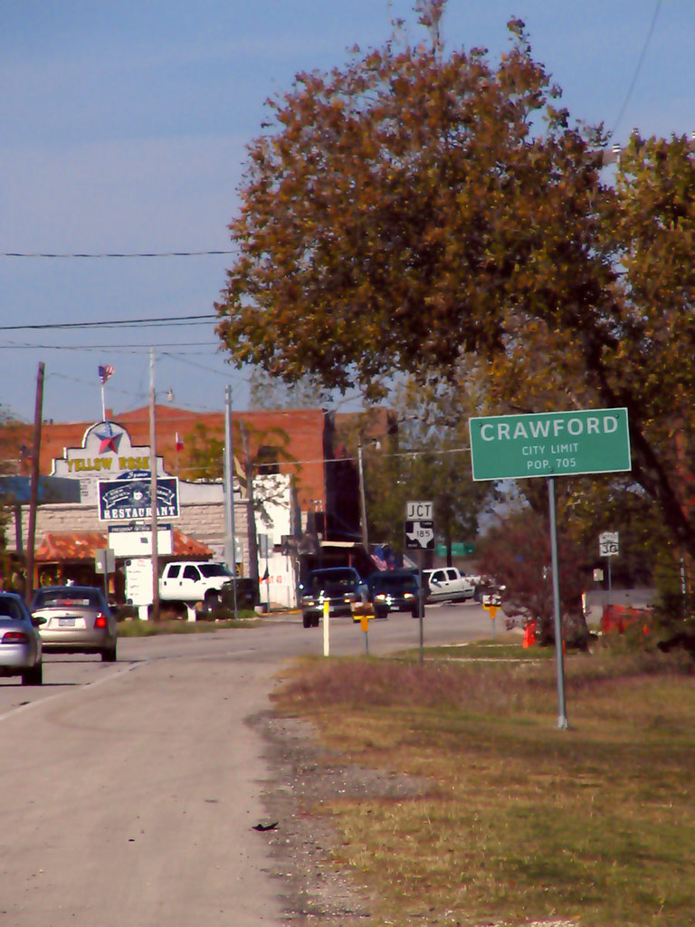 Crawford City limit Crawford, Texas Whatknot Flickr