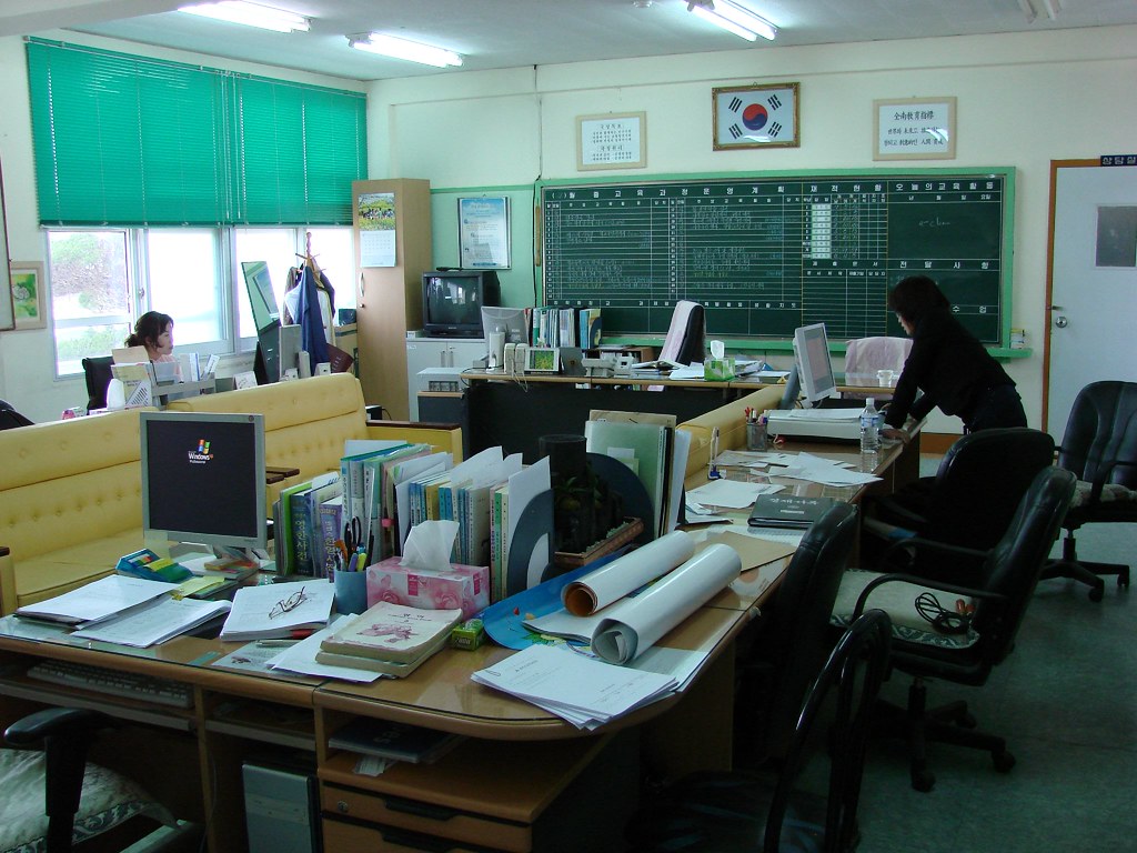Teacher's Office, Korea Teacher's office at the country sc… Flickr
