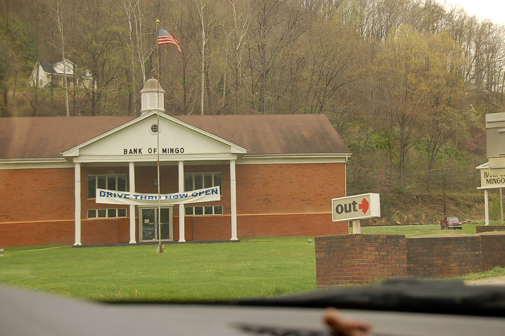 Bank of Mingo Apparently a small local chain. PJ Chmiel Flickr