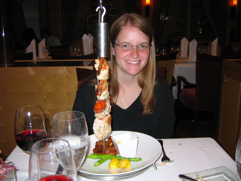 portofino's My seafood skewer at the specialty Italian res… Flickr