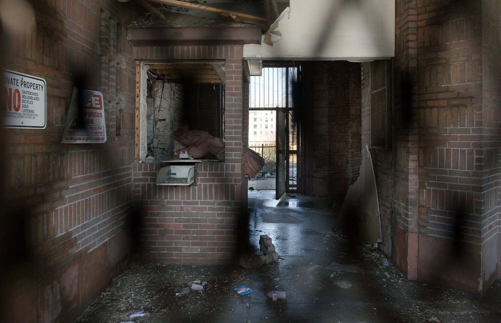 Shuttered Entrance Michigan Boulevard Garden Apartments, 1â€¦ Flickr