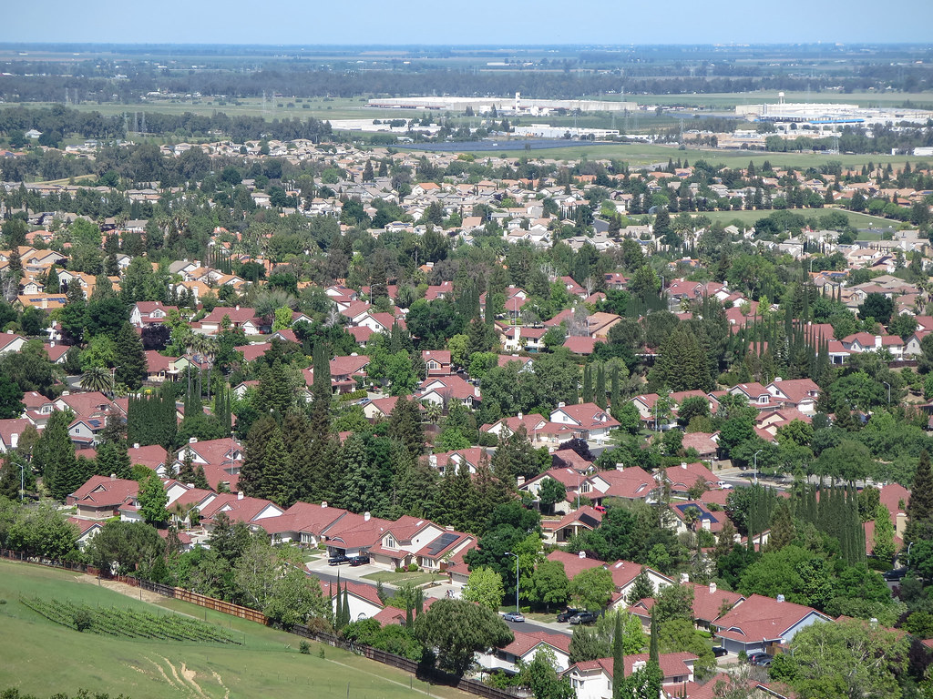 Vacaville the city of American Dream Browns Valley hills