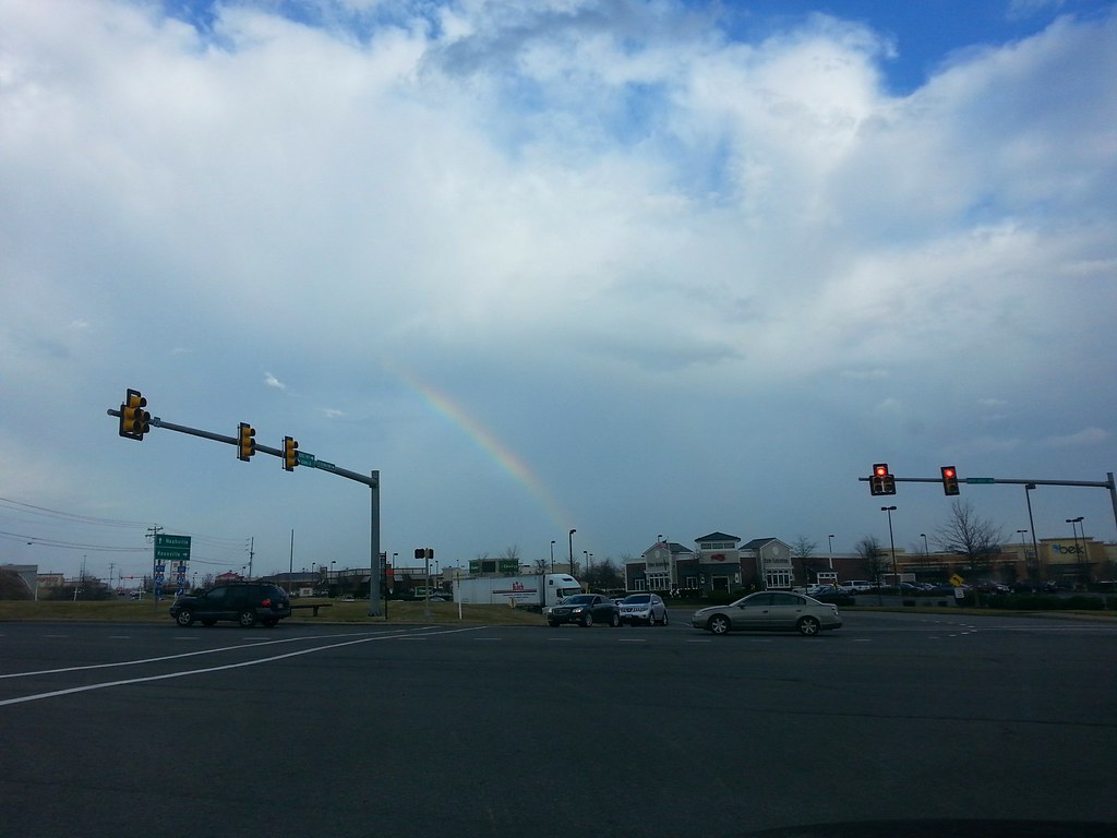 Providence Marketplace Rainbow A partial rainbow over Prov… Flickr