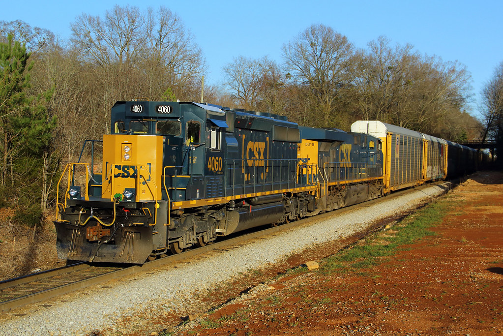 CSXT Lineville Sub CSX Vehicle Train Q20517 has just depa… Flickr