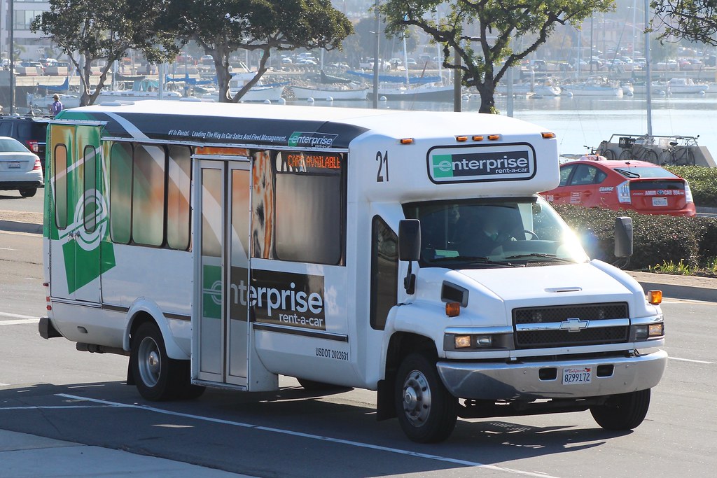 Enterprise Enterprise RentaCar bus in San Diego, Califor… Flickr
