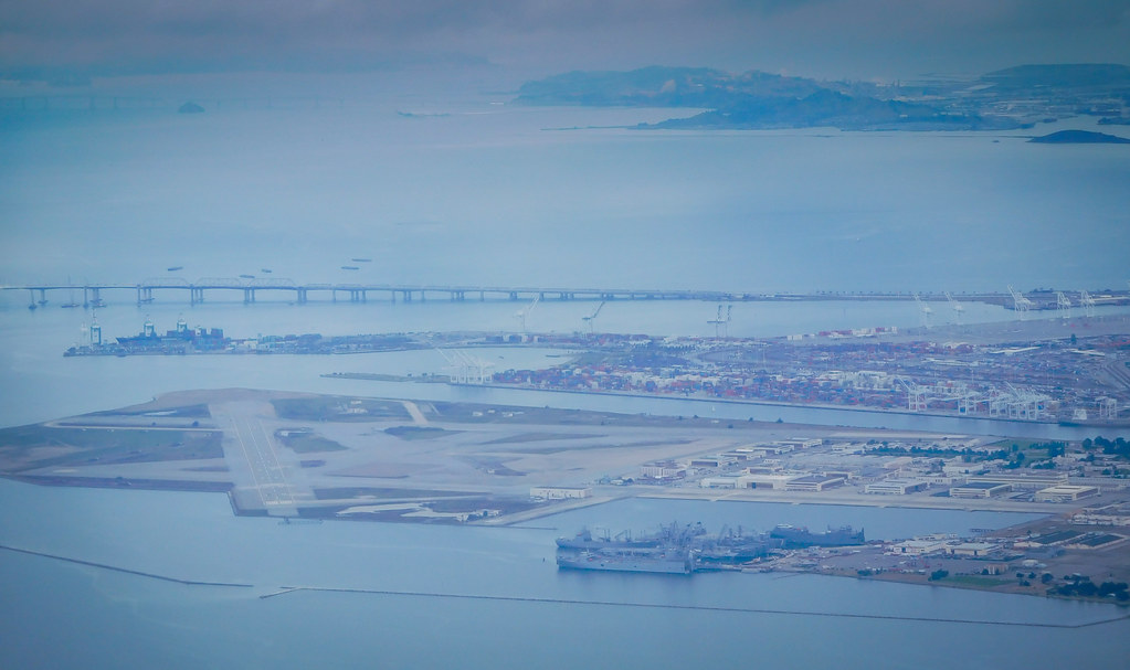Aerial view of Alameda Island Oakland California Flickr