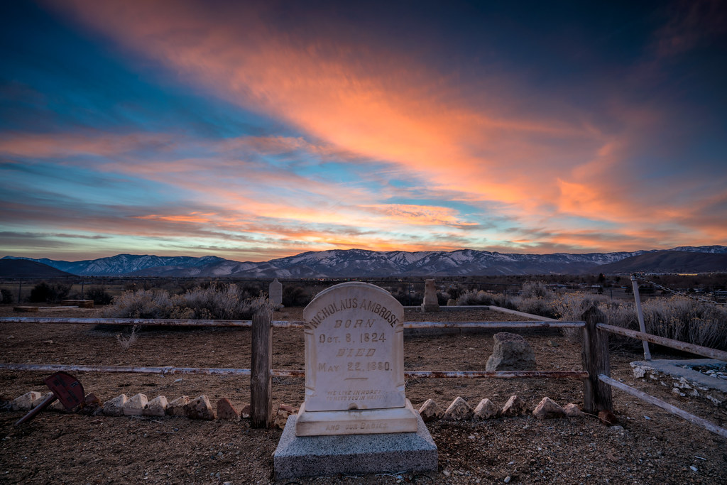Empire Cemetery, Nevada I've been trying to get a decent p… Flickr