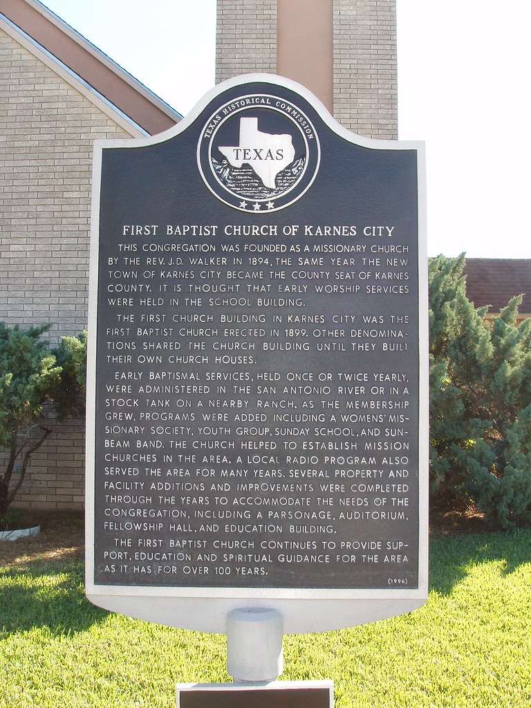 First Baptist Church of Karnes City This congregation was … Flickr