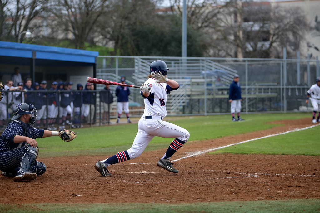 ARC Baseball vs. West Valley. 1/28/16 ARC third baseman Br… Flickr