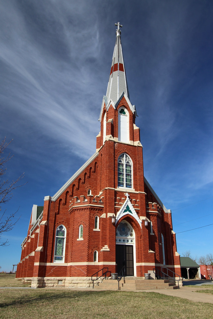 St. Columbkille Catholic Church Blaine, KS The first Cat… Flickr