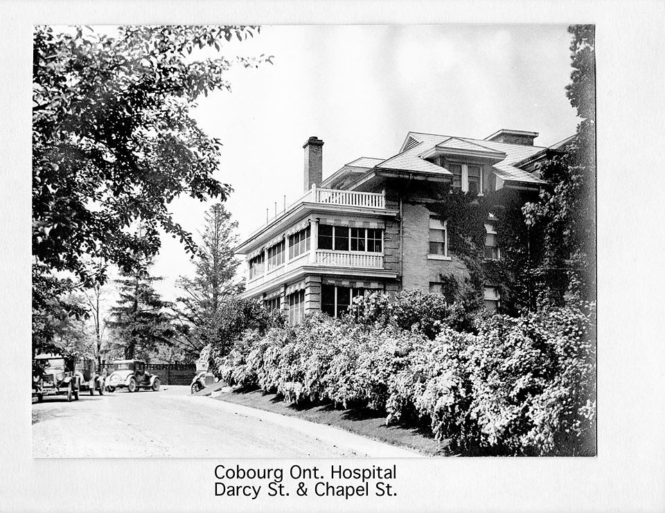 from Terry Barker‎ collection. Cobourg Hospital Cobourg Yesteryears
