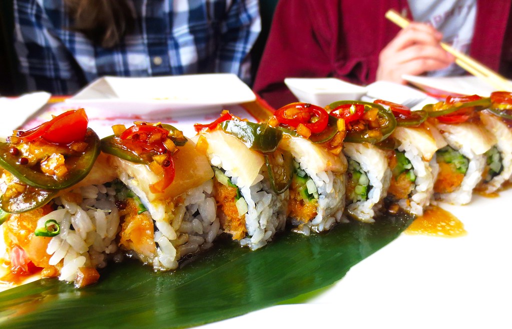 Sushi Delight Ginger Garden, March 2016, Amherst, MA Michele Morin