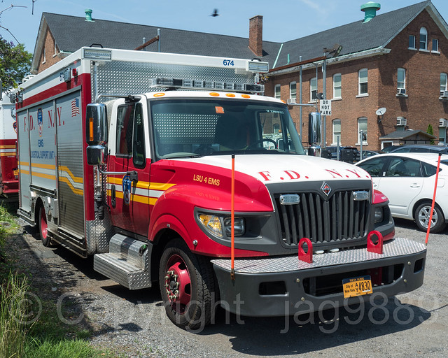 FDNY EMS Logical Support Unit Truck, Fort Totten, New York City a