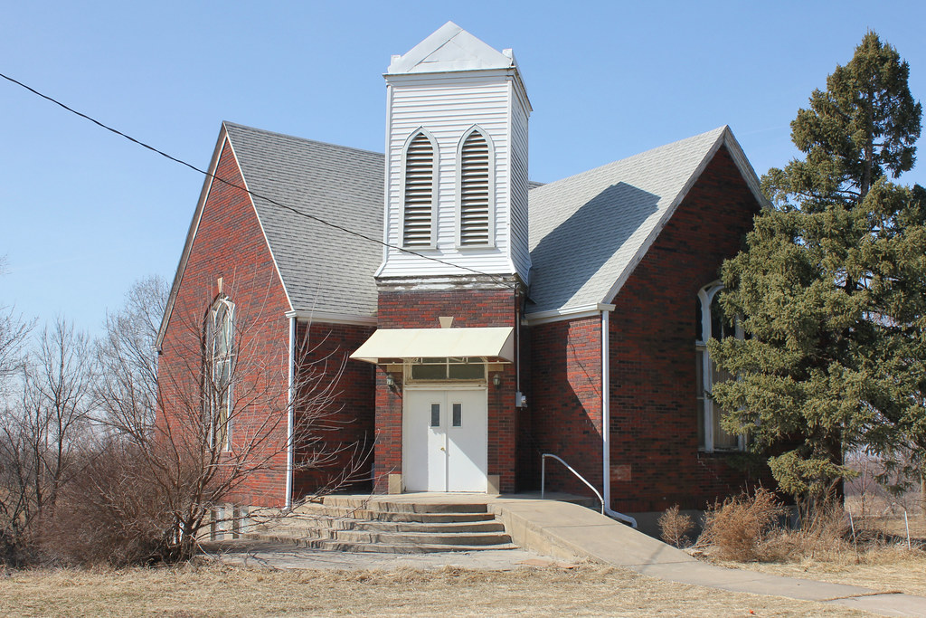 Baptist Church Fostoria, KS Still an active church. Flickr