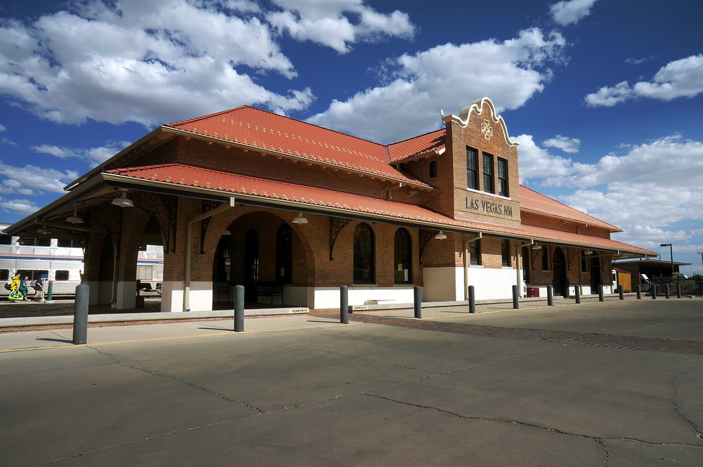 Las Vegas NM train station Built for the Santa Fe Railroad… Flickr
