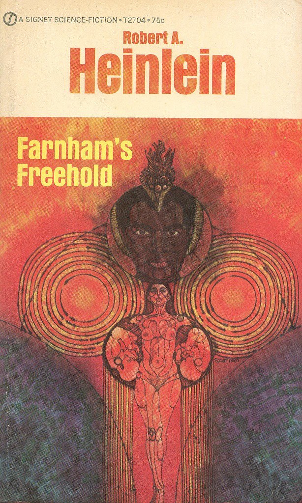 Robert A. Heinlein Farnham's Freehold 1976 pbk Cover art… Flickr