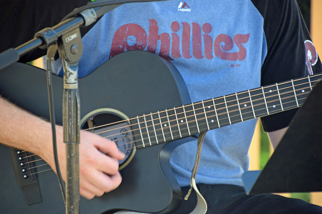 The Guitar at Work By coincidence, this man's name was Joh… Flickr