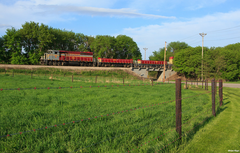 The Iowa Northern at Nora Springs The Iowa Northern starts… Flickr
