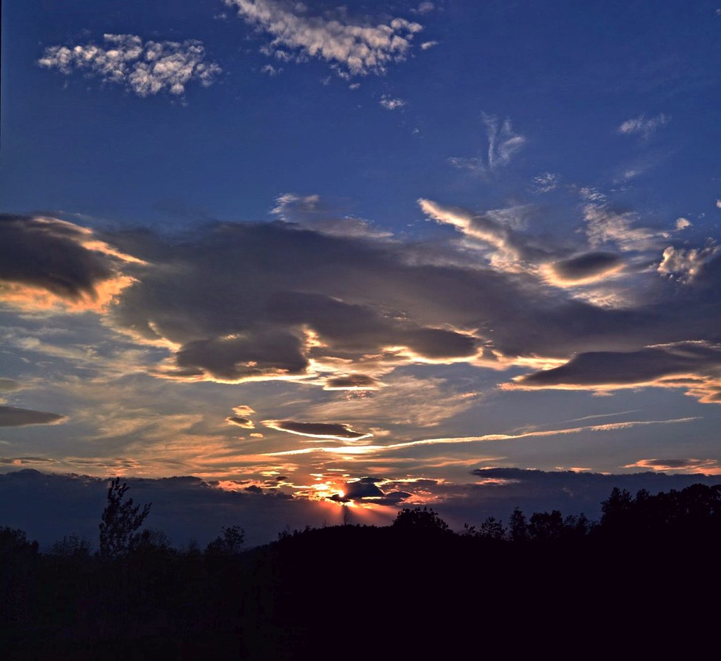 2018_0525SunsetPano0003 Cornish, Maine. Panorama view of … Flickr