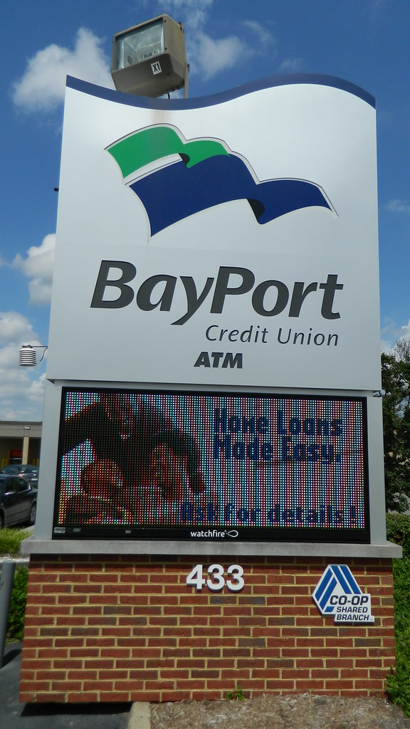 BayPort Credit Union sign BayPort Credit Union (4,653 squa… Flickr
