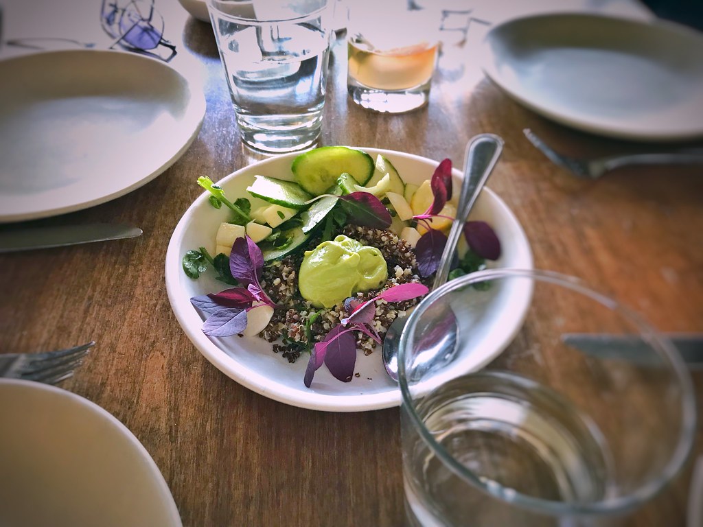 the RC grain salad, freekah, farro, rancho gordo quinoa, a… Flickr