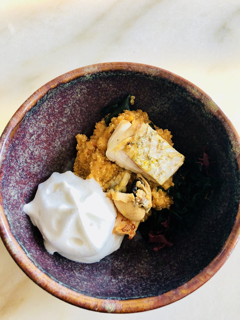 Sea Quinoto Quinoa, shrimp, cockle, mussel, white fish, se… Flickr