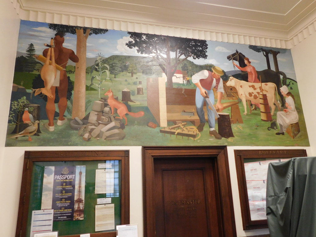 Waverly, New York Post Office Mural New Deal mural entitle… Flickr