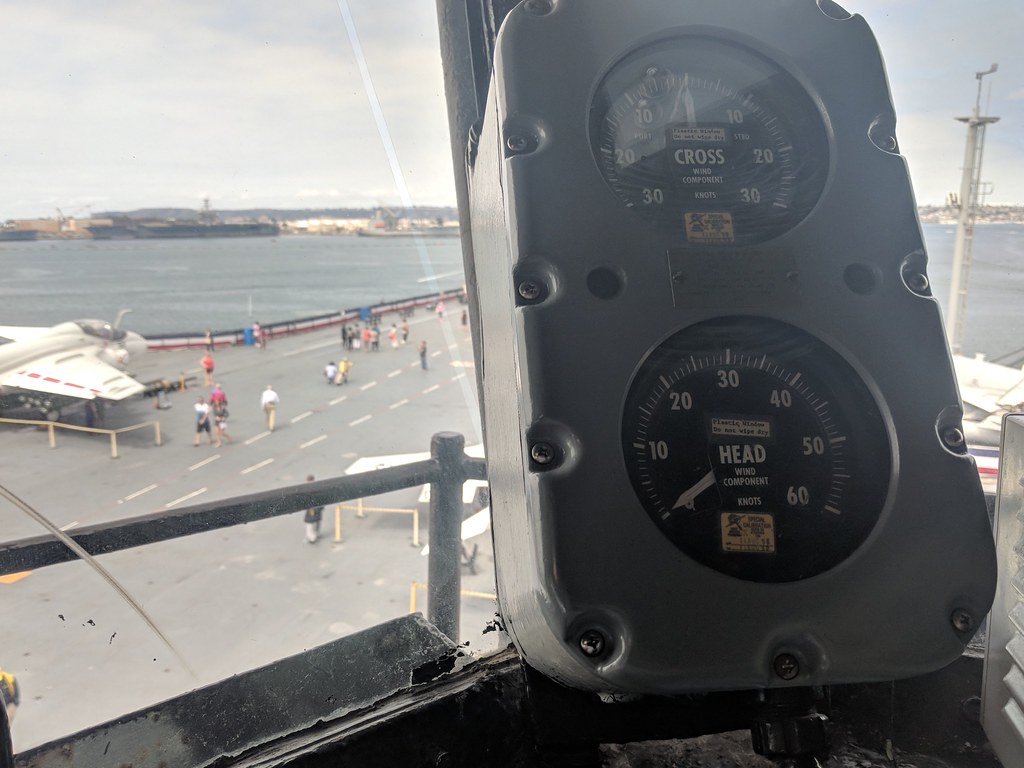 Wind speeds These two gauges measure headwinds and crosswi… Flickr