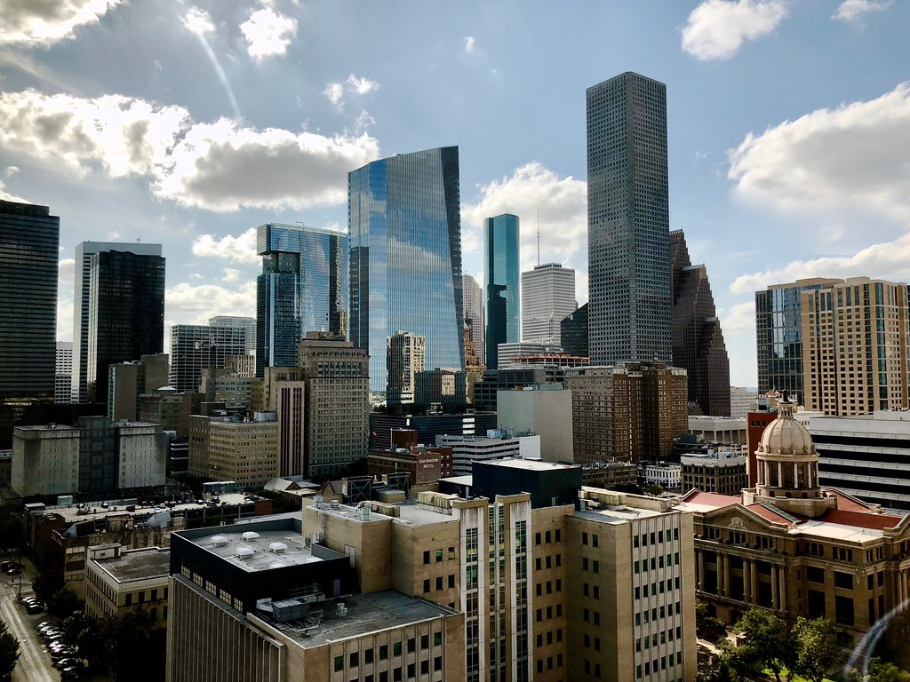 Downtown Houston Skyline 2 From the Harris County Civil Co… Flickr