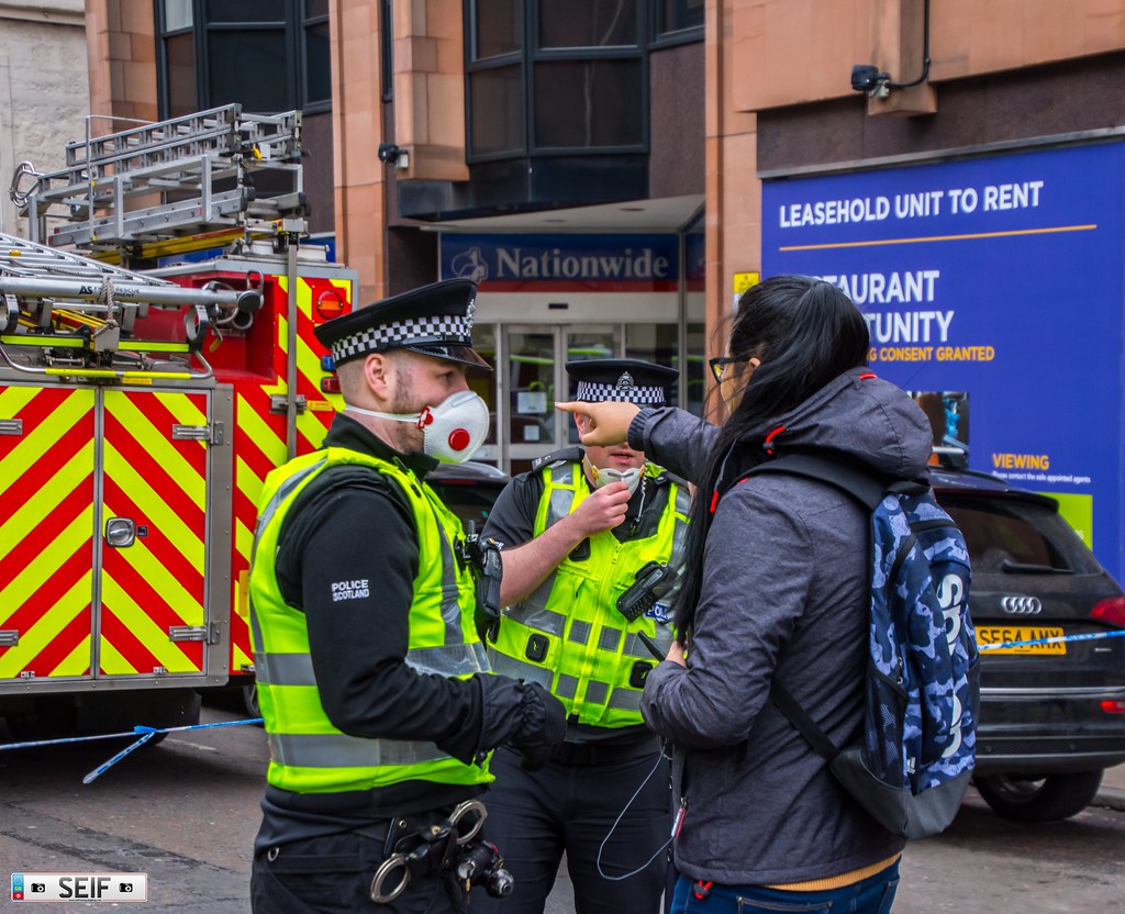 Police officers Glasgow Scotland 2018 Police Scotland seif eddine Flickr