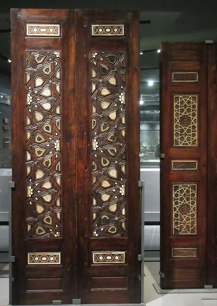 Egyptian doors with elaborate patterns ca. late 14th15t… Flickr