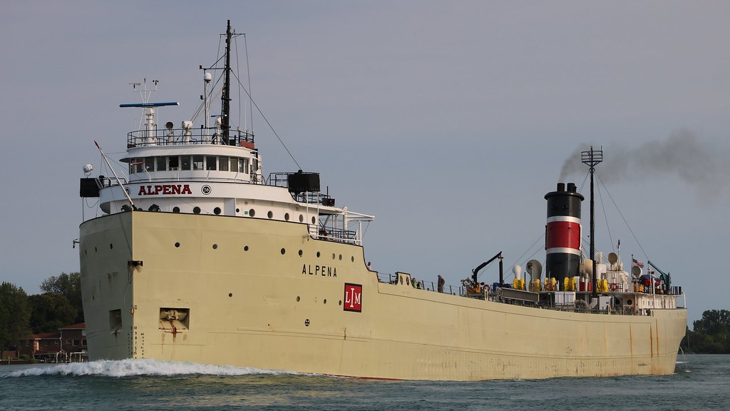 Alpena Alpena is upbound in the Amherstburg Channel for Al… Flickr