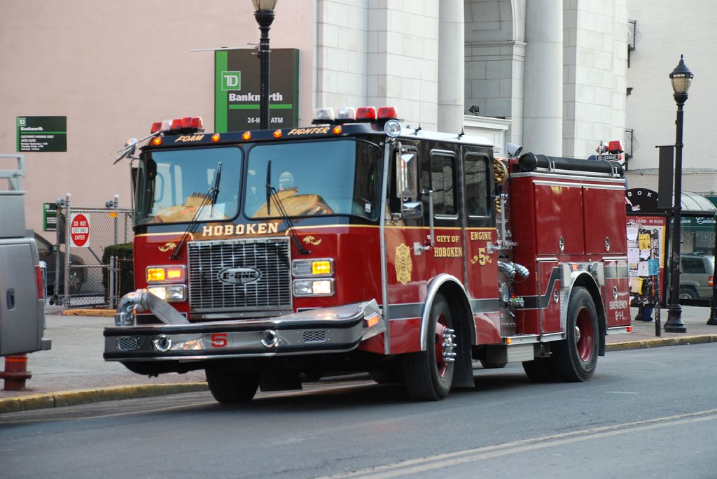 Fire Truck of the Day — Hoboken Fire Department Engine 5 by Triborough...
