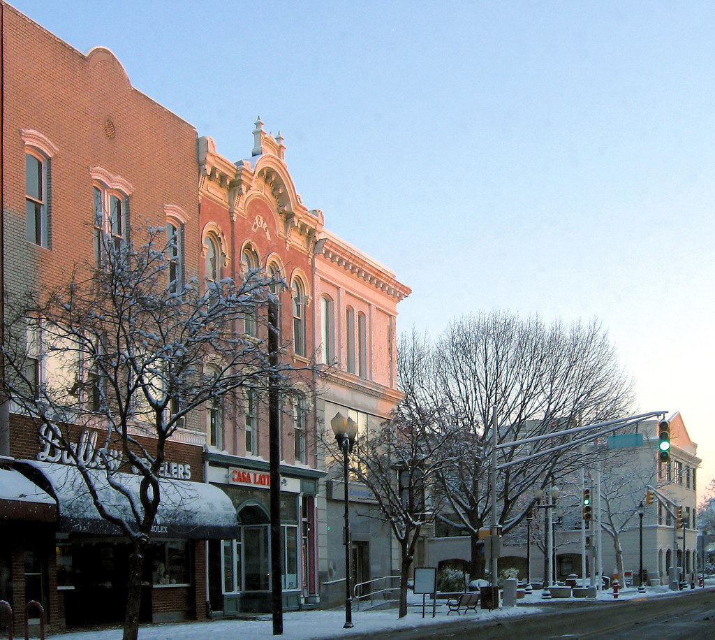 Freehold, NJ. My Hometown. Storybook view at sunrise. This… Flickr