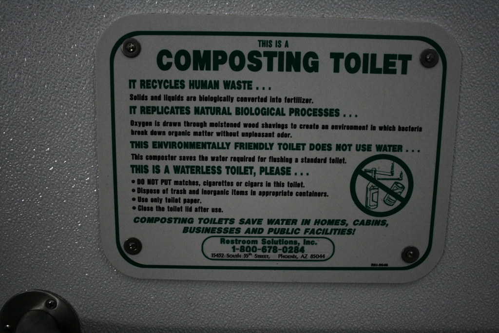 Composting toilet information In an outhouse at Palomar Mo… Flickr