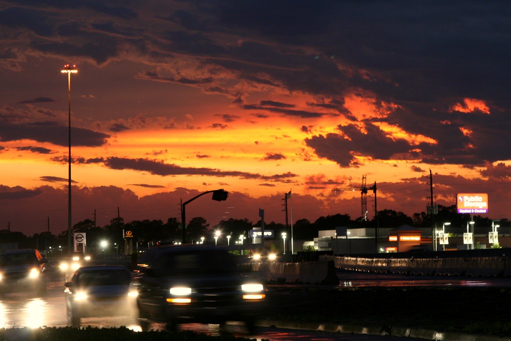 thunder head at sunset houston, tx Update First thanks … Flickr