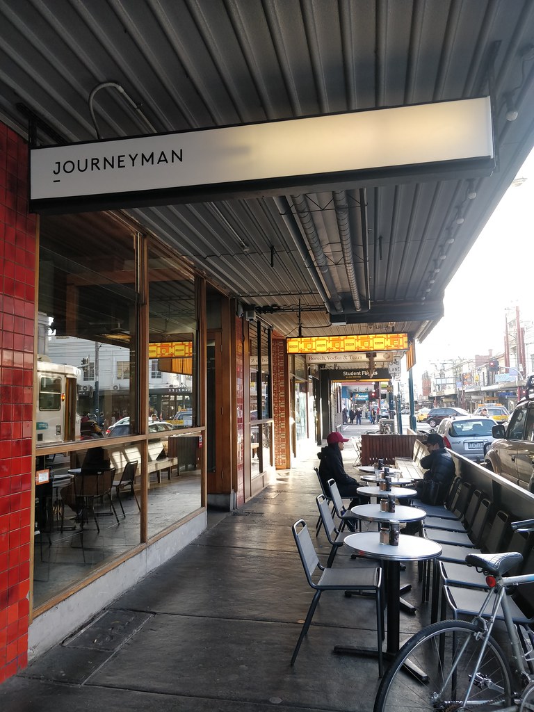 Outdoor seating Journeyman Cafe, Windsor Alpha Flickr