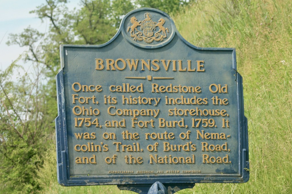 Brownsville historical marker Brownsville, PA Jon Dawson Flickr