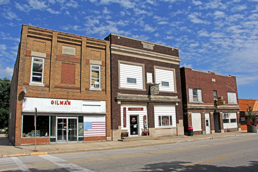 Downtown Gilman The main street in downtown Gilman, Illino… Flickr
