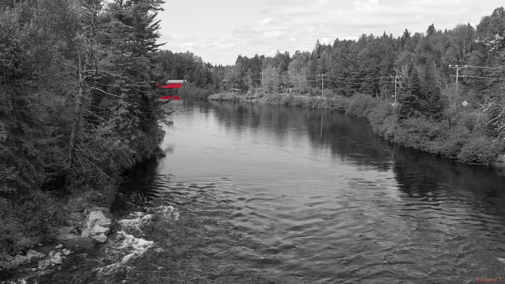 Rivière rouge, Piste cyclable, Le Petit Train du Nord, Riv… Flickr