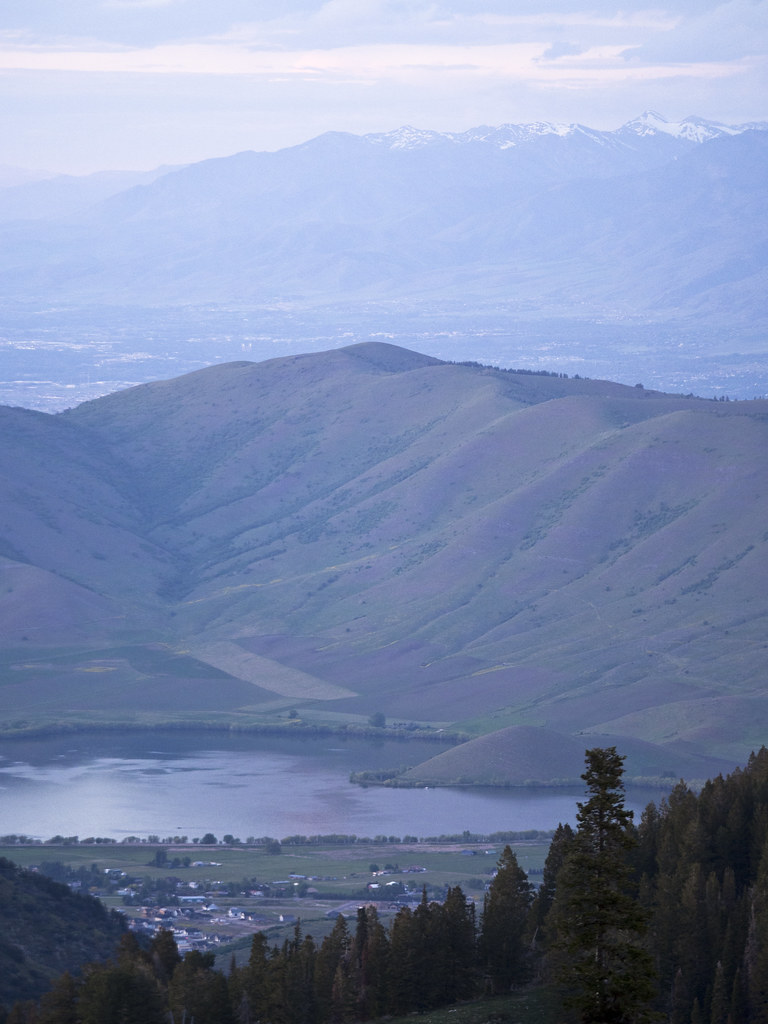 Mantua and Logan from Willard Peak, Utah OLYMPUS DIGITAL C… Flickr