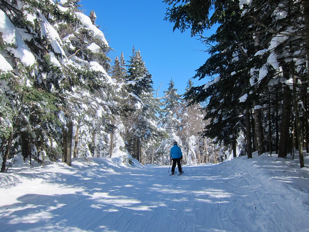 Sue On Upper Mountain Road At Okemo. Joe Shlabotnik Flickr