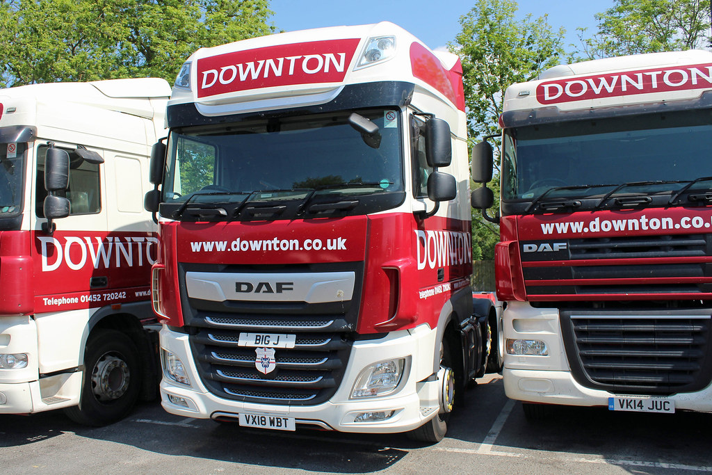 Downton, Moreton Valence VX18 WBT, DAF XF at the depot Flickr