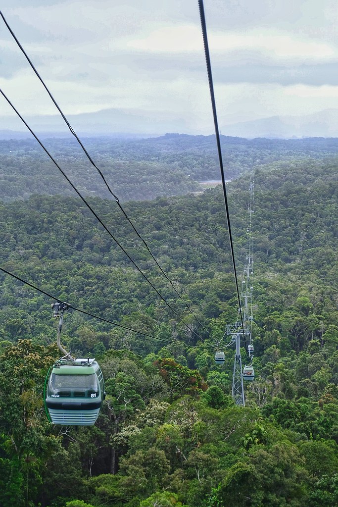 View toward Kuranda There are 32 towers in total. The high… Flickr