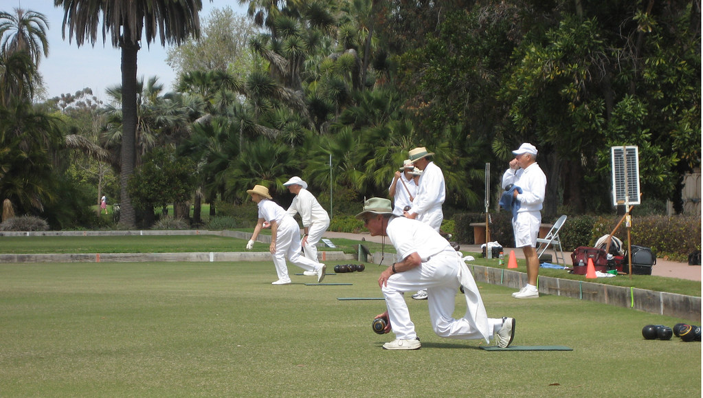 Lawn Bowling This, along with the occasional sign is what … Flickr