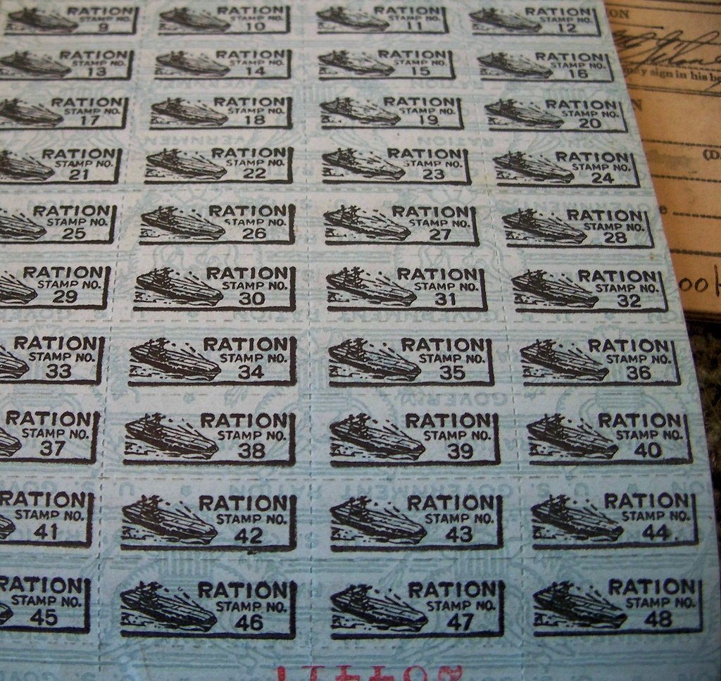 ww2 ration stamps a photo on Flickriver