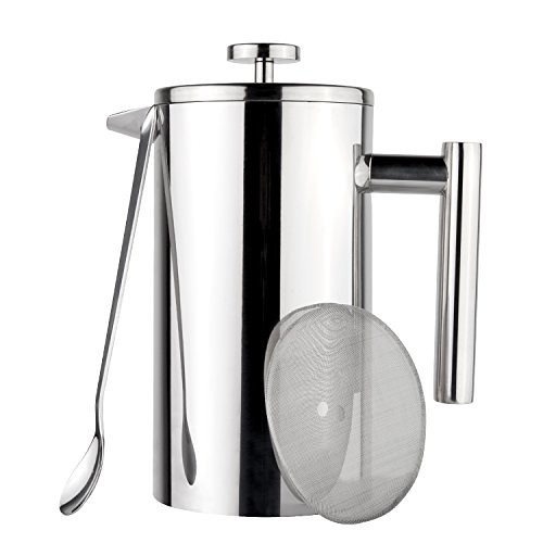AmoVee French Press Coffee Maker Tea Maker, 304 Stainless … Flickr