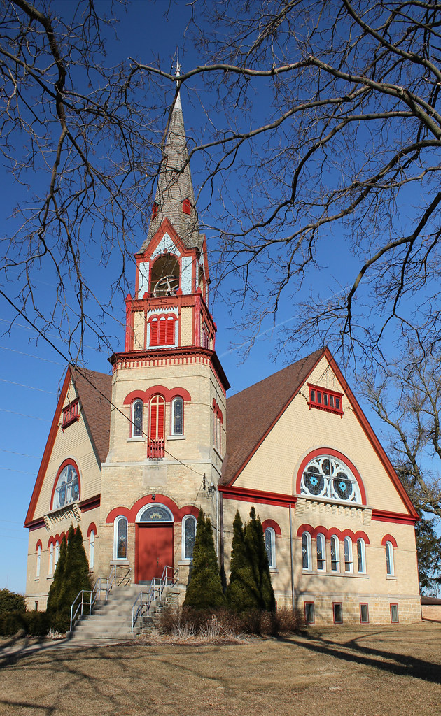 First East Koshkonong Lutheran Church rural Cambridge, W… Flickr