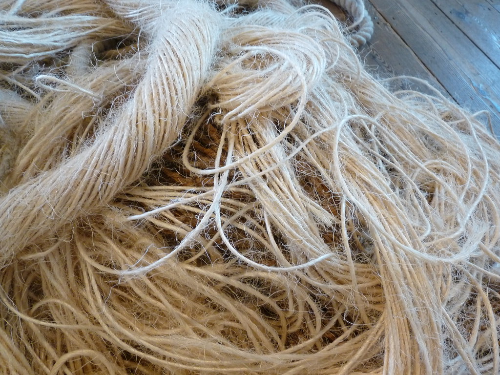 Natural fibre rope making. Lavenham Guild Hall has been us… Flickr