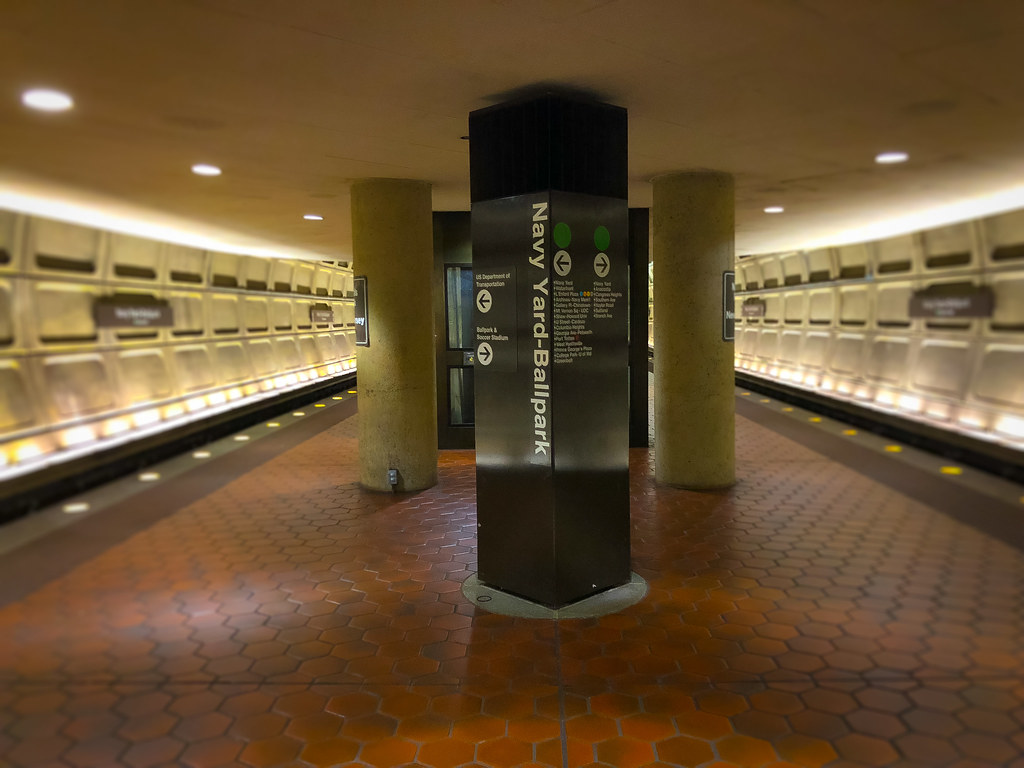 Navy Yard Ballpark Metro Station Washington DC Flickr